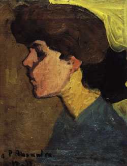 Head of a Woman in Profile